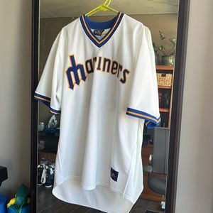 Seattle Mariners authentic Ichiro throwback jersey.